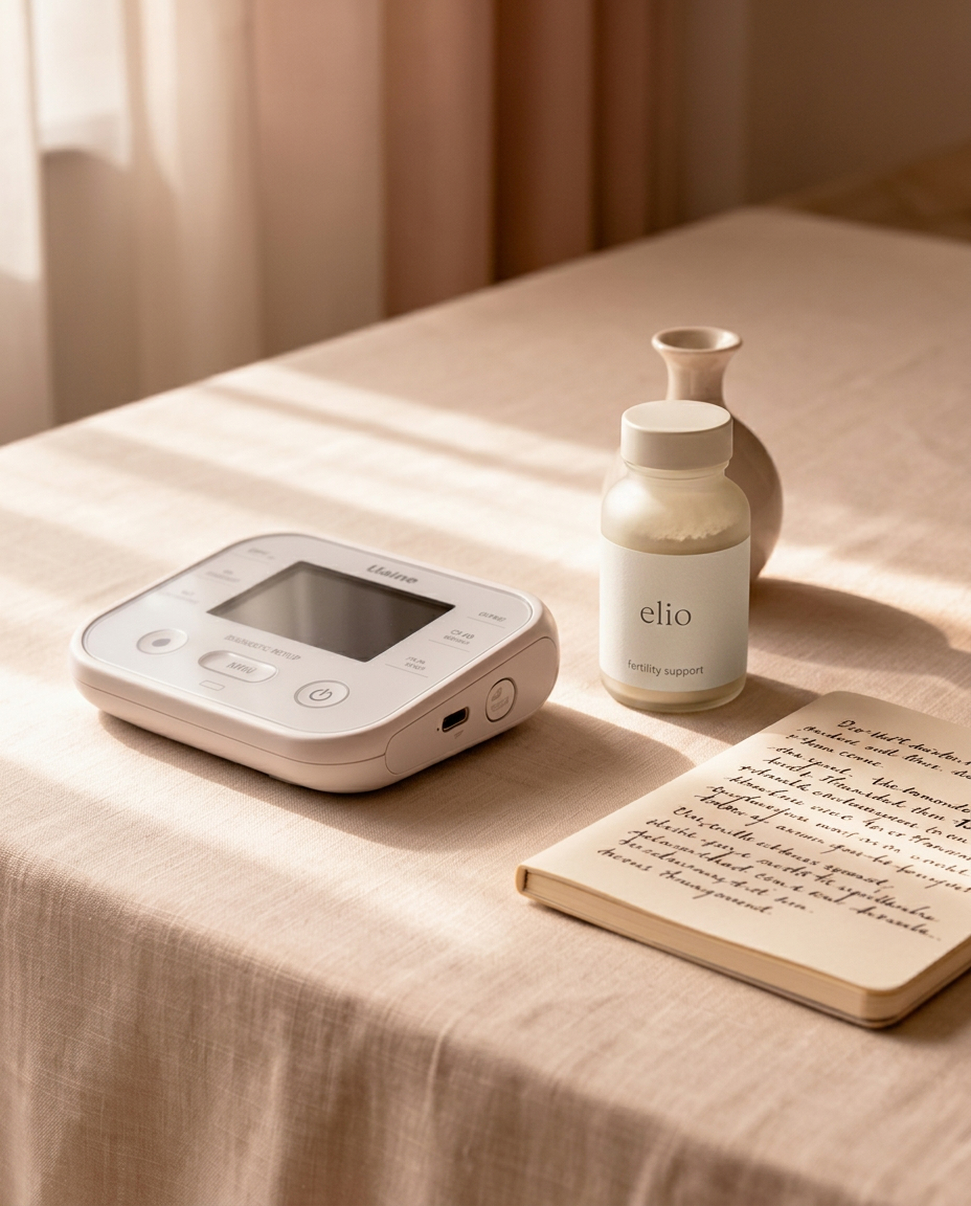 Calm interior representing Elio perimenopause care